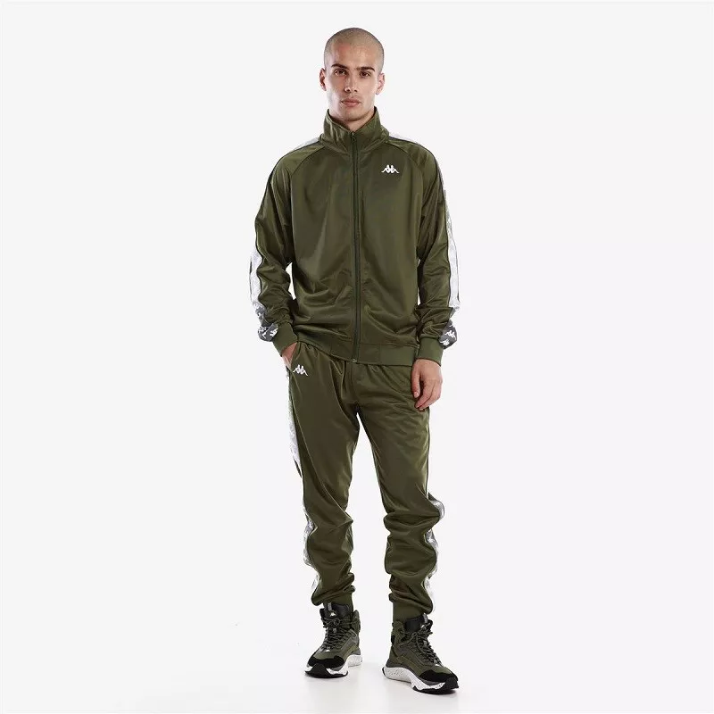 Kappa hotsell green tracksuit