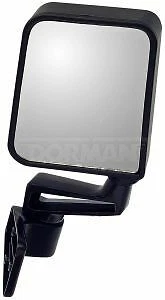 Left Manual Door Mirror w/ Bracket - Dorman 955-231 for Cherokee 87-93