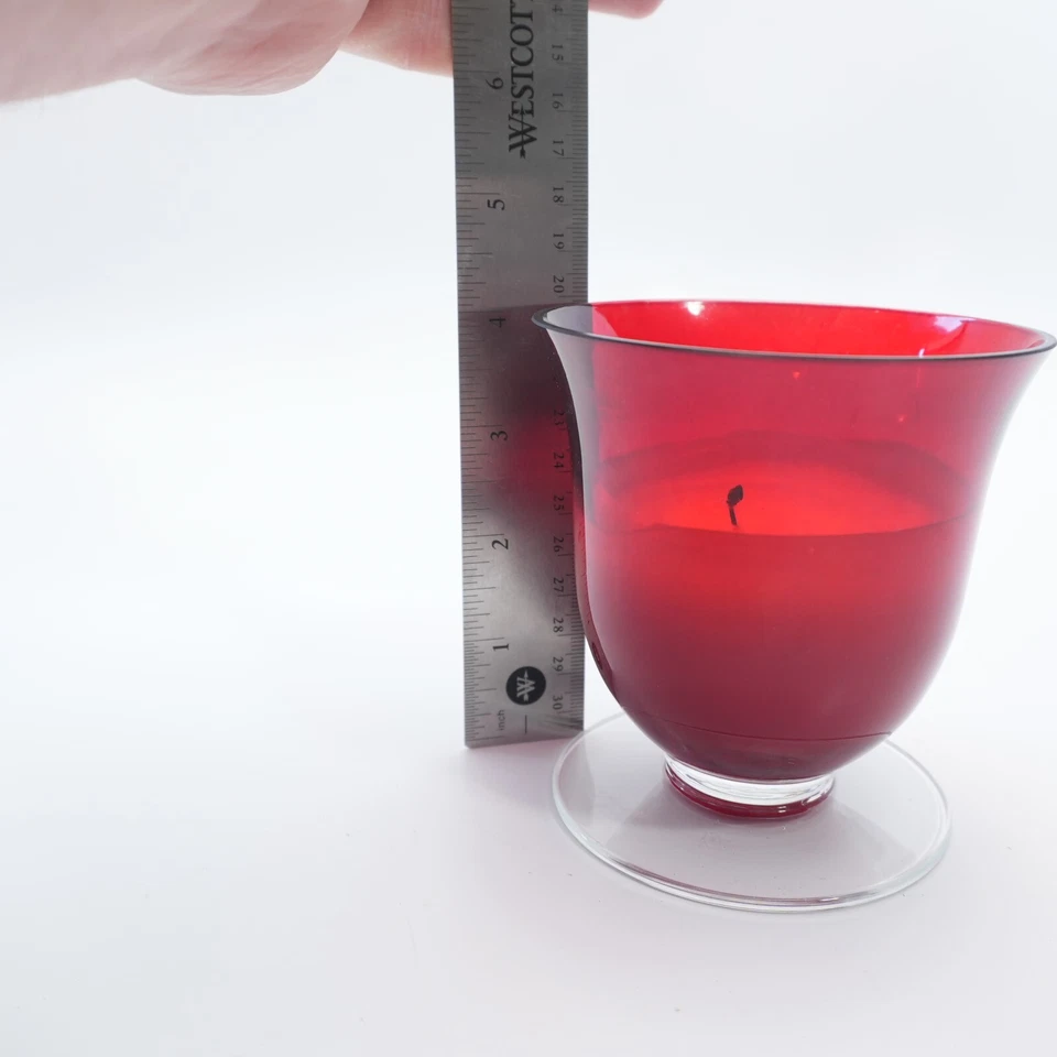 Vela perfumada Crabtree & Evelyn NOEL USADA en un vaso de vidrio difícil de encontrar 4" Foto 2 de 4