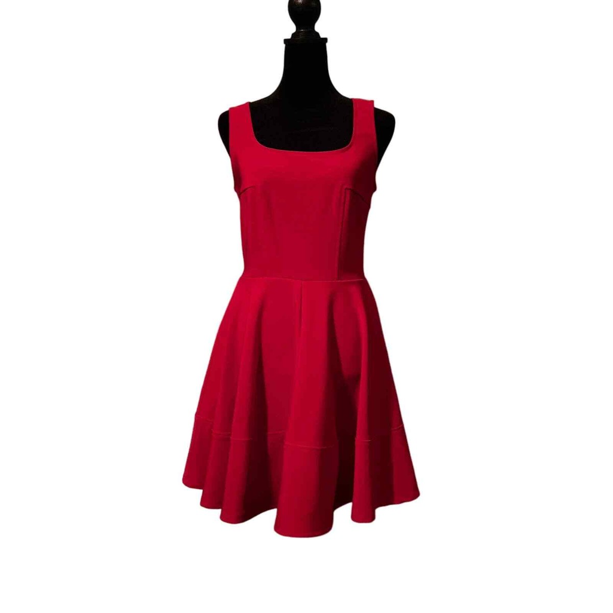 LuLu's Home Before Daylight Red Mini Skater Dress