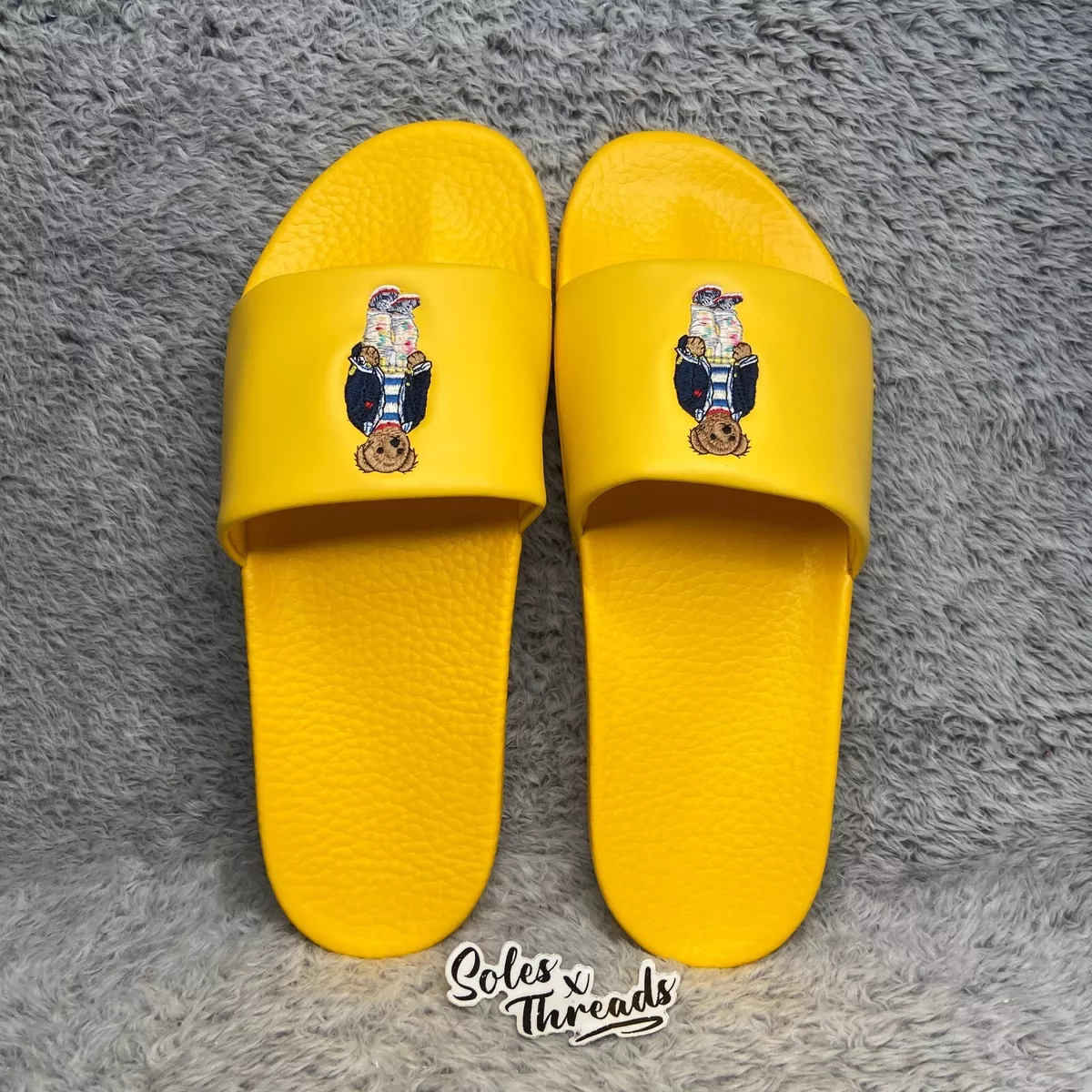 Yellow slides hotsell men
