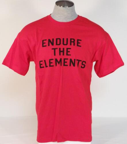 Camiseta Element Endure The Elements Roja Mangas Cortas Para Hombre Nueva con Etiquetas - Imagen 1 de 3