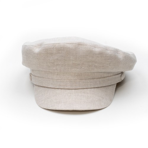 Sterkowski PIREUS Linen Summer Fisherman Cap Breton Greek Sailor Mariner Hat - Picture 5 of 62