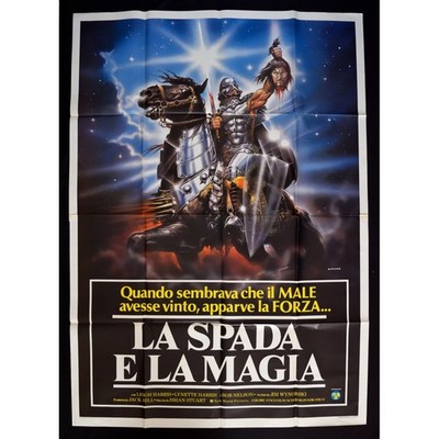 manifesto LA SPADA E LA MAGIA Sorceress Nelson Leigh Harris tortura A99