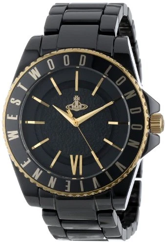 Vivienne Westwood Analogue Watch for Men Orb Black x G VV048GDBK