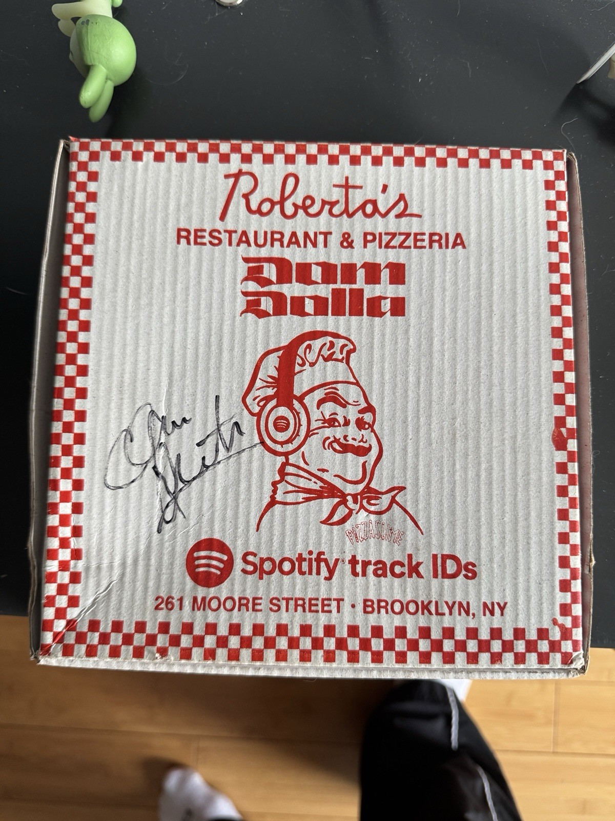 Pizza Box From Spotify Private Show (At Roberta’s Pizza)