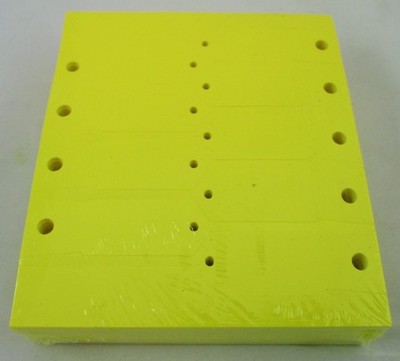 YELLOW Self-Locking Arrow Key Tags (1,000 per pack) Size 4 1/2'' X 3/4'' (YELLOW)