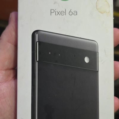 Google Pixel 6a 128GB Charcoal 5G Cell Phone Smartphone Model GX7AS Unlocked