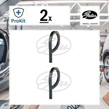 2x ORIGINAL® Gates Keilriemen für VW PASSAT B2 Variant PASSAT B1 Variant