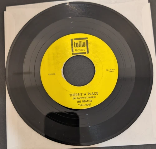 Beatles Mis-Labeled Error 45rpm 7" Single Vinyl Twist & Shout Theres a Place VG+
