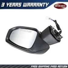 8 Pins Passenger Right Side Black Power Heated Mirror for Toyota RAV4 19-24