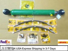 LVA14158 para varilla de oruga John Deere cilindro hidráulico - OEM con mangueras + anillo + perno
