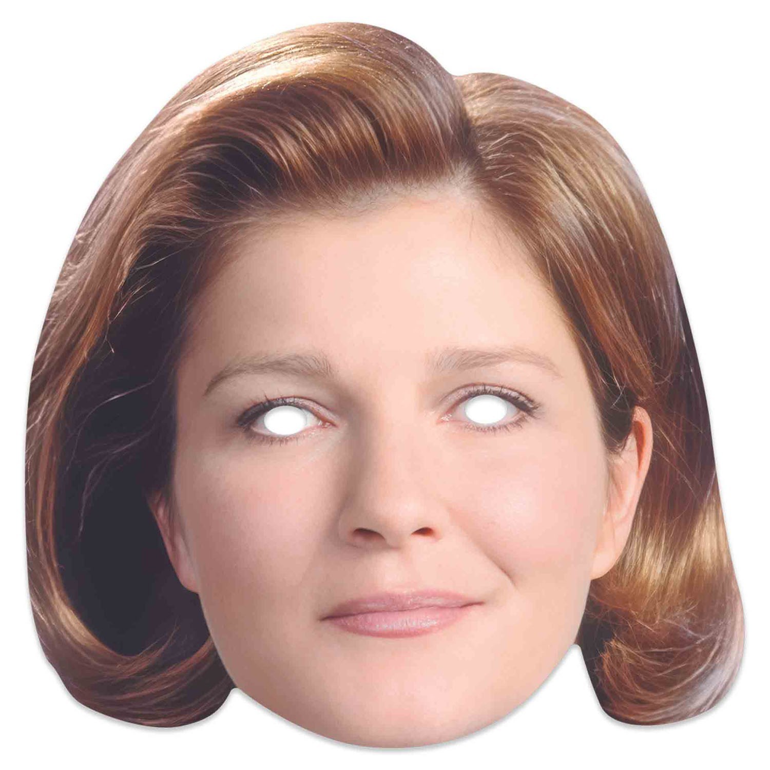 Kathryn Janeway Star Trek: Voyager 2D Single Card Party Face Mask Official