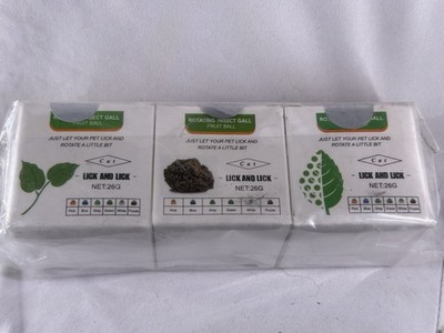 3 Catnip Gall Fruit Ball Natural Toys for Indoor Cats Interactive Pet Lick
