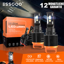 Paar H15 100W LED Scheinwerfer Mit Zulassung 12000LM Fern Abblendlicht Halogen