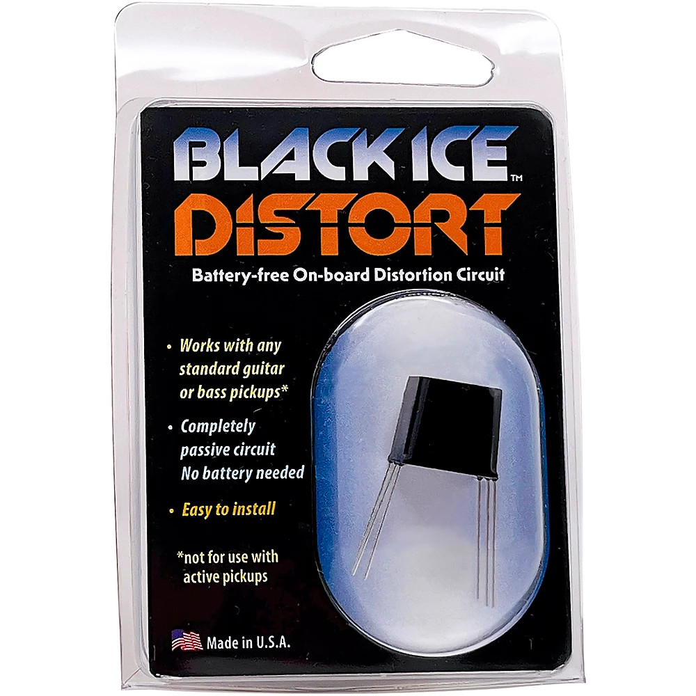 Бортовая схема искажения звука Black Ice Distort без подзарядки