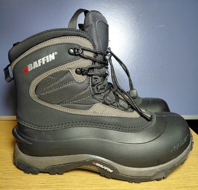 Baffin Yoho Lace Up Men's 10 Black Casual Snow Boots LITEM003-962