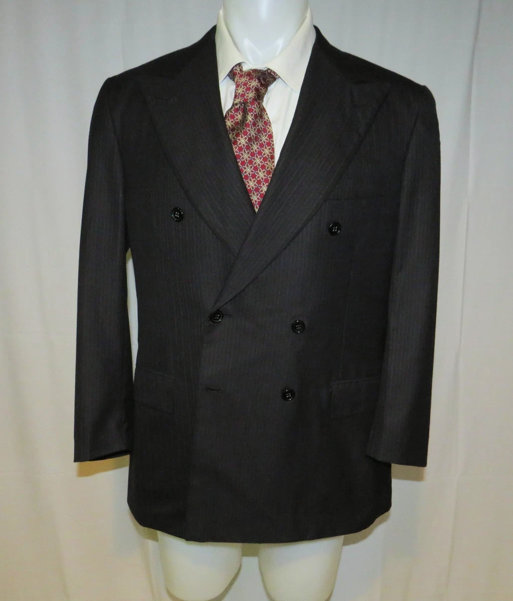 Double-Breasted Striped Suits & Blazers for Men 40 in Waist for