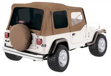 Rampage 68217 Complete Soft Top Kit Wframe For 1976-1995 Jeep Cj7yj