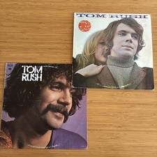 Tom Rush 2 LP Lot Self-Titled  The Circle Game 1968 - BOTH CLEANED  VG 