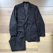 Brooks Brothers Fitzgerald Wool Suit Men s 42 Estrato Trabaldo Togna Striped