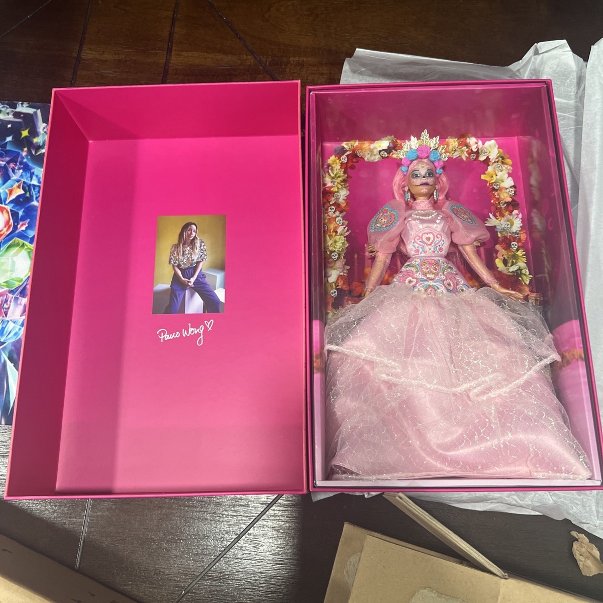 Mattel Barbie HJX16 Día De Muertos Pink Magnolia Doll 2023 for