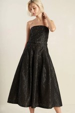 The Truth Is Woven Lace Midi Dress