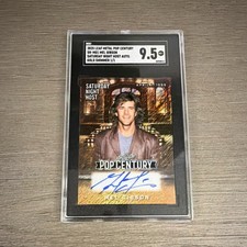 Leaf 2025 Metal Pop Century Gold Shimmer Mel Gibson Autograph 1/1 Graded SGC 9.5