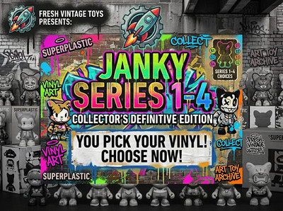 SuperPlastic Janky Series: 75+ options from Janky Series One - Four (CHASE Excl)