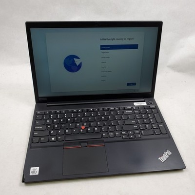 LENOVO THINKPAD E15 i5-10210U@1.60 8GB RAM 256SSD WIN 11 PRO NO COA *READ