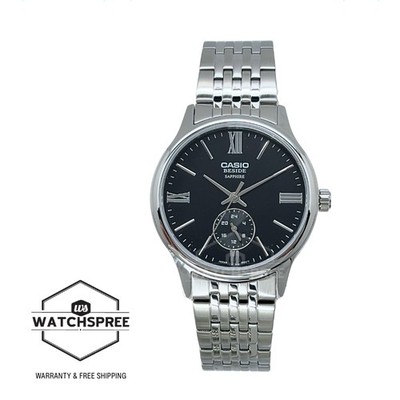 Casio Men's Beside Series Analog Stainless Steel Band Watch BMS-100D-1A