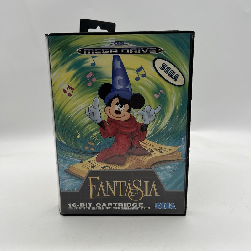 Sega Mega Drive Fantasia Video Game Retro Gaming Mickey Mouse Animated