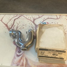 Wal-Rich Corp NY Brass Cast P-Trap 1-1/2x2” Chrome