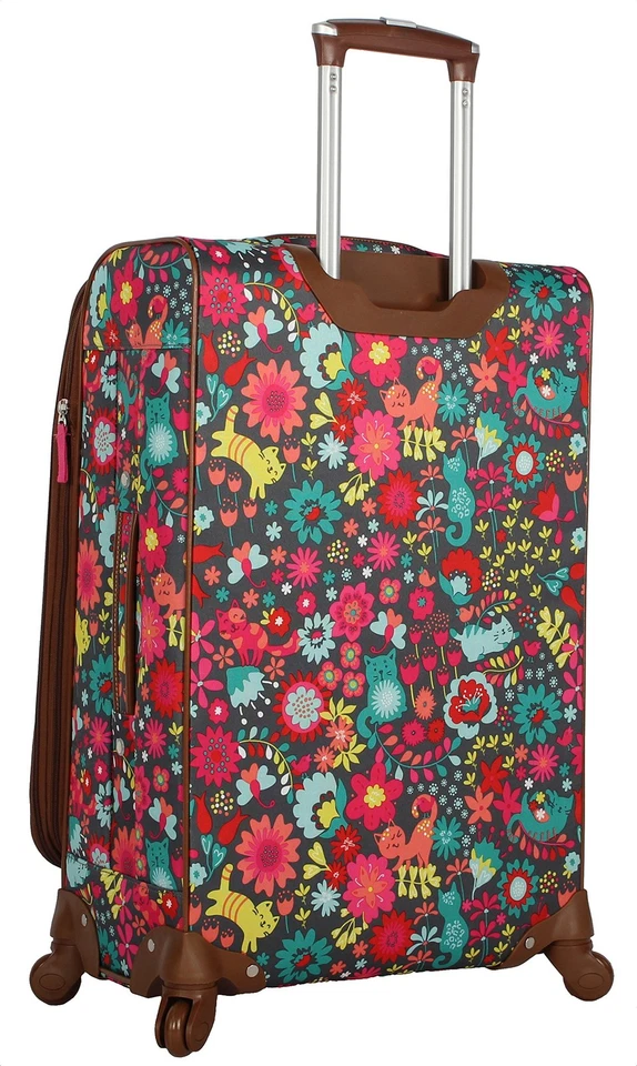 Maleta Equipaje 24" Diseño Extensible Patrón Con Ruedas Giratorias Para Mujer... Foto 3 de 4