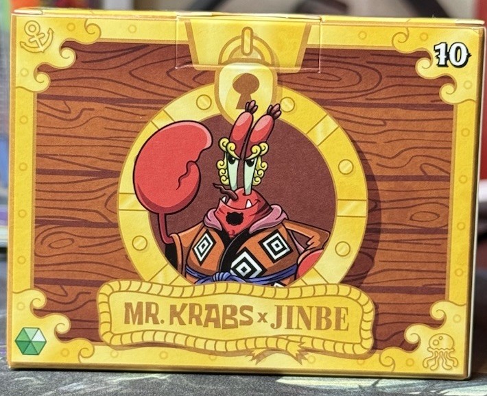 NEW 2026 McDonalds Happy Meal SpongeBob One Piece Mr. Krabs x Jinbe #10 Toy