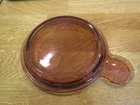 PYREX P-240-C Cranberry Glass Lid Only for Corning Grab It Bowls Replacement J