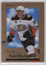2023 Skybox E-X 2000 Rookies Credentials 102/499 Pavel Mintyukov #128 Rookie RC