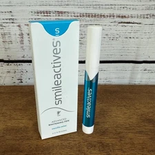 NEW in BOX Smileactives Advanced Whitening Pen Vanilla Mint 2 PENS 0.11 FL. OZ