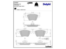 Bremsbeläge für Audi A3 Sportback Skoda Superb II Kombi VW EOS Golf 5 03-15