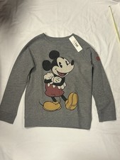 Peek Disney Mickey Mouse Long Sleeve Sweat Shirt Kids 10 XL New NWT