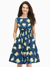 Kate Spade New York Lemon Zest Blaire Smocked Dress