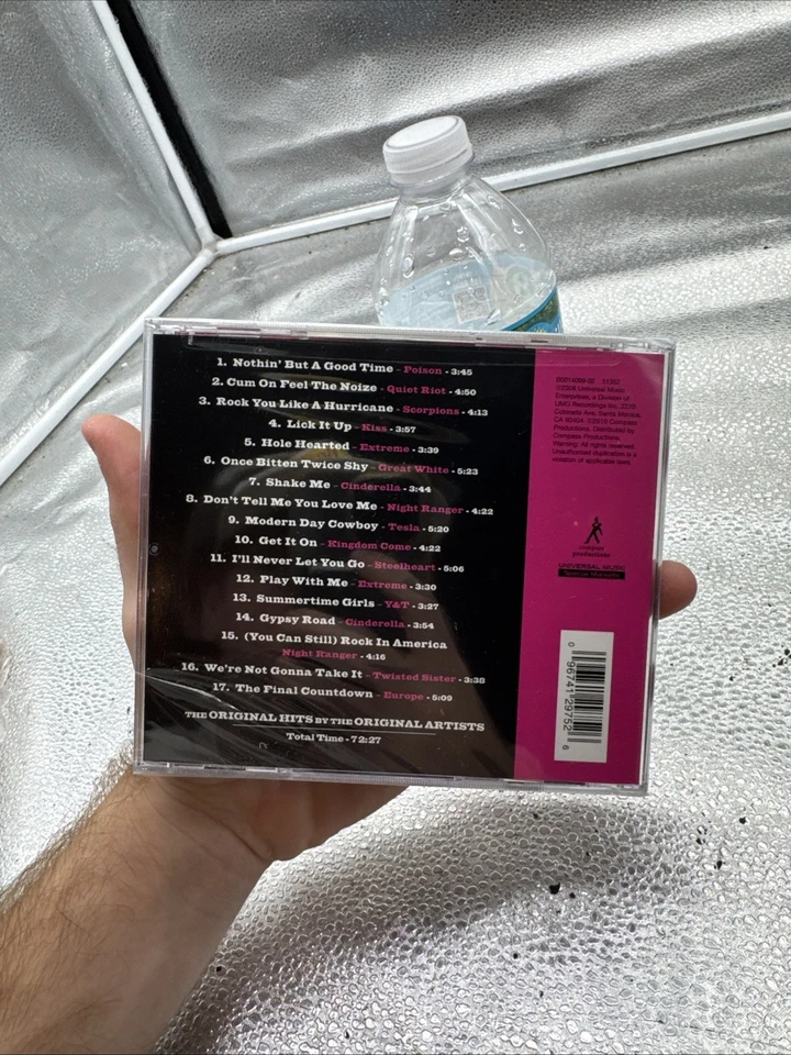 EIGHTIES METAL MANIA (CD) 2010 RARE!! POISON + KISS + GREAT WHITE + SCORPIONS - Image 3 of 4