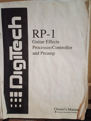 DigiTech RP-1 Digital Guitar Effects Processor Preamp Controller for Electric