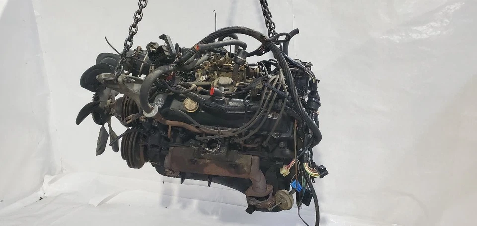 Cadillac Fleetwood 1986 1987 tracción trasera Brougham d'Elegance motor OEM 5,0 L V8 Foto 2 de 4