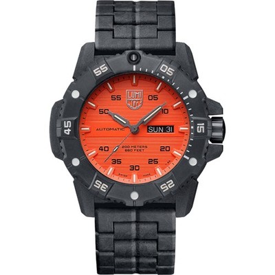 Luminox Men's Watch Master Carbon Seal Automatic Orange Dial Black Luminox Men's Watch Master Carbon Seal Automatic Orange Dial Black