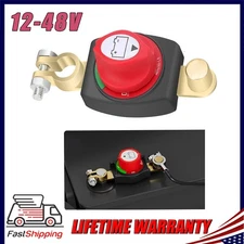 Side Post Battery Disconnect. Switch 12V-48V Kill Cut Off Switch for Car RV Boat