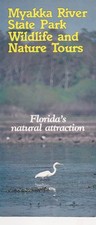 1980's Myakka River State park Wildlife and Nature Tours Brochure