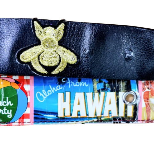 Vintage-Style Patch Belts Bundle – Black Embroide… - image 8