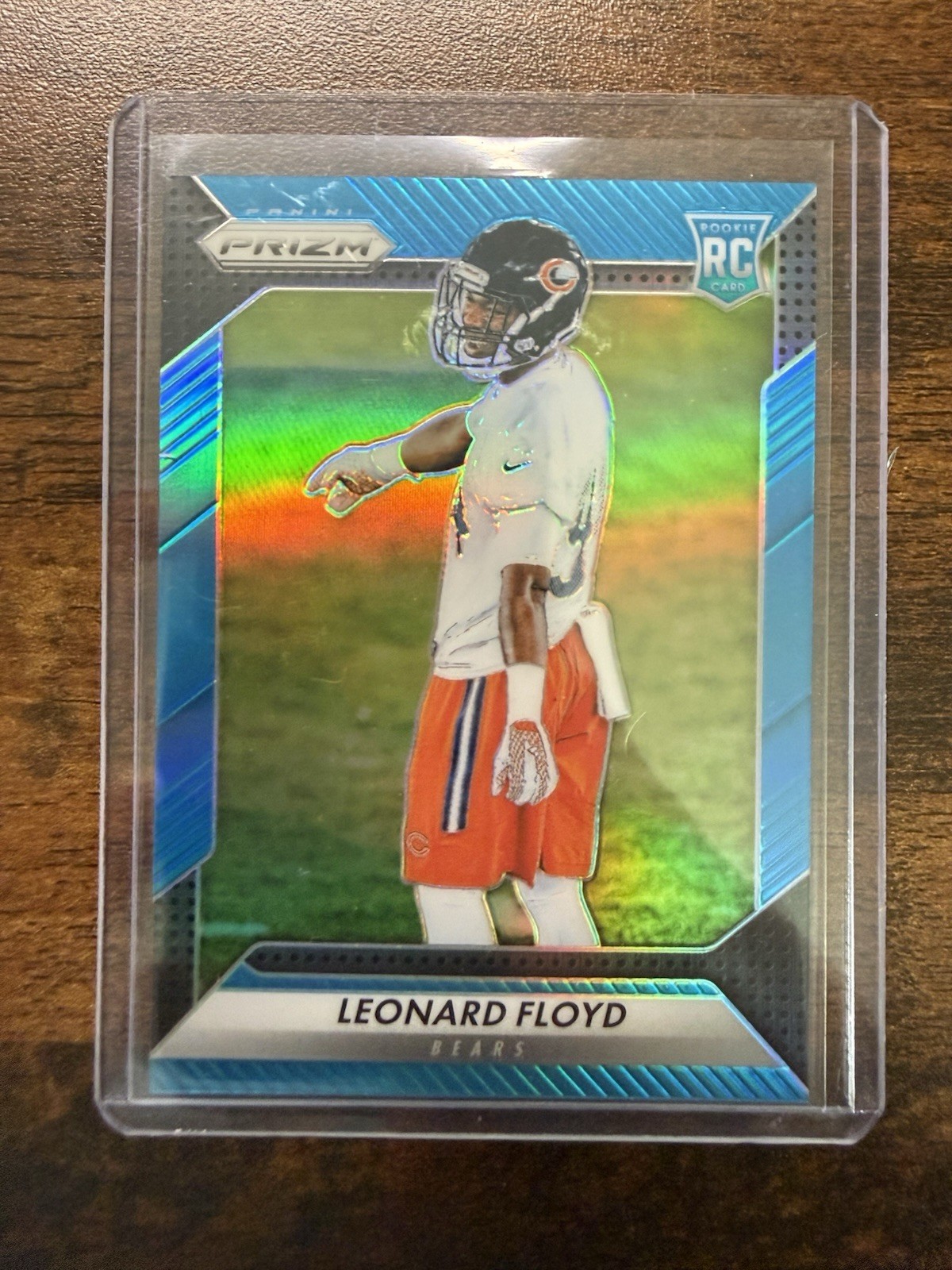 2016 Prizm Light Blue Leonard Floyd RC /199 Bears