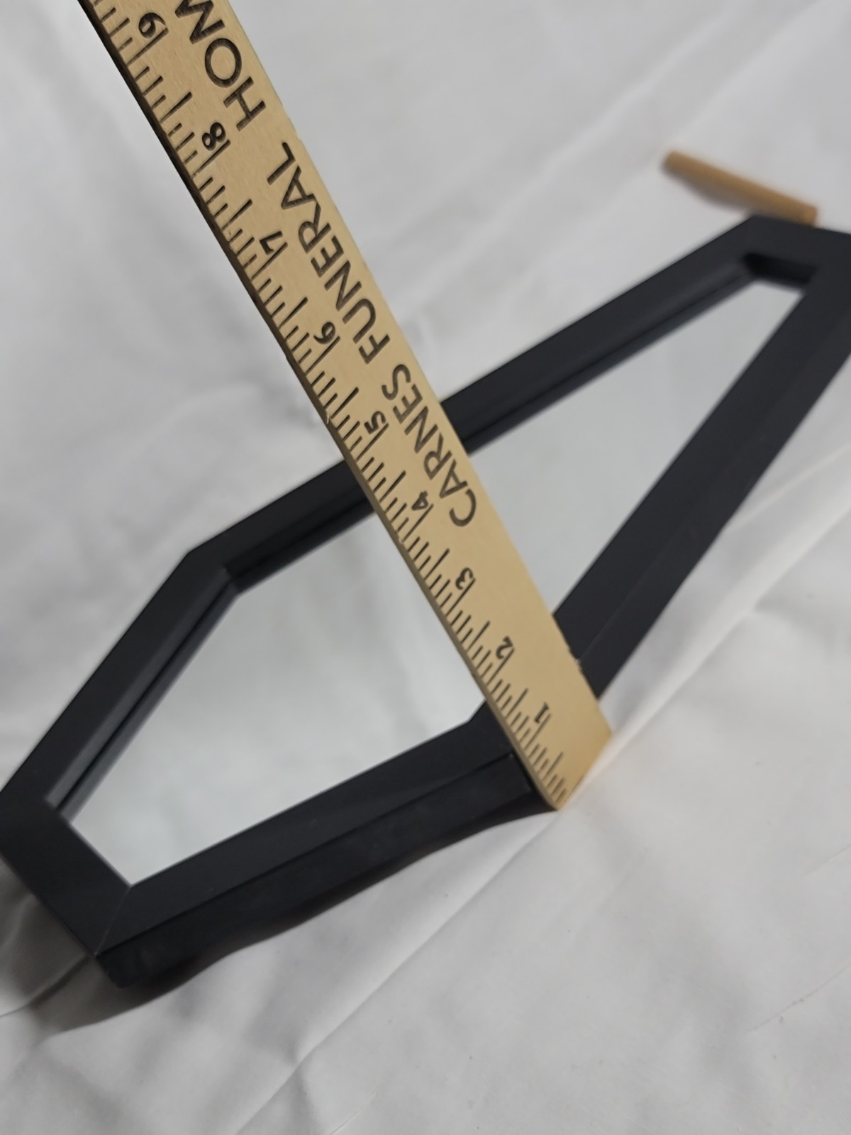 Gothic Decor Coffin Mirror - Wall Mounted, Tabletop, Home Mirror, All Rooms, BLK